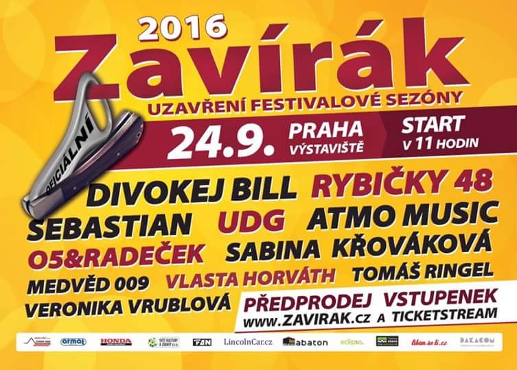 Festival Zavírák - Kapely