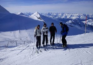 Předvánoční lyžování